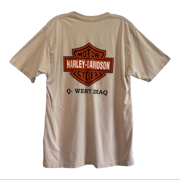 Harley Davidson Oversized Embroidered Graphic Tee - Picture 2 of 2